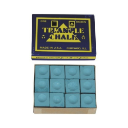 Billard Kreide Triangle Grün 12er Pack